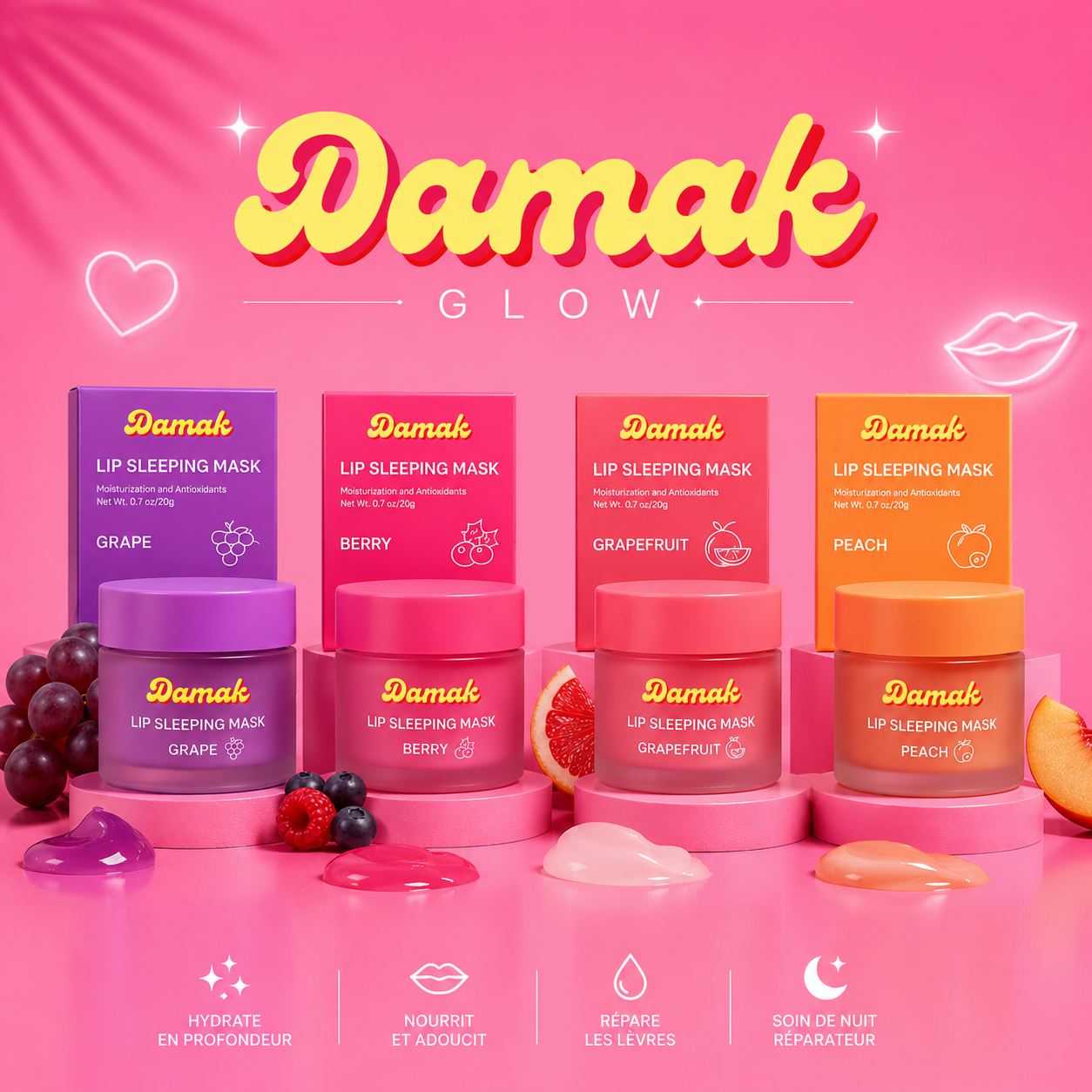 ✨ Lip Sleeping Mask – Damak Glow ✨