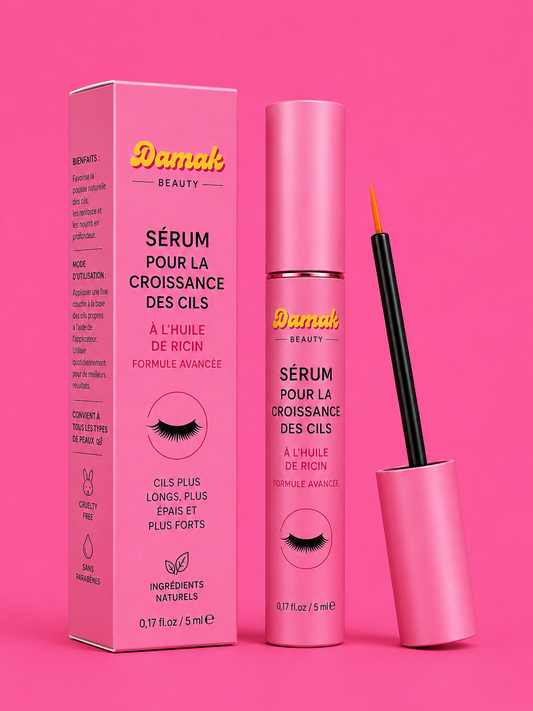 ✨ Sérum Cils à l’Huile de Ricin – Damak Glow ✨