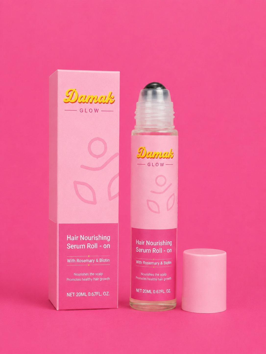 ✨ Sérum Roll-On Nourrissant au Romarin – Damak Glow ✨
