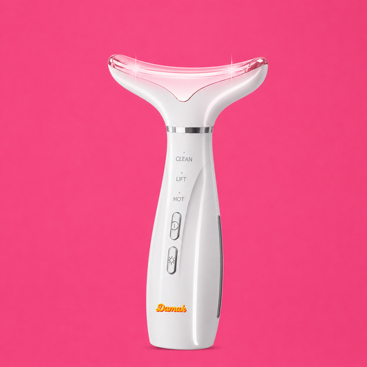 ✨ Appareil Lift & Glow Visage LED Chauffant – Damak Glow ✨
