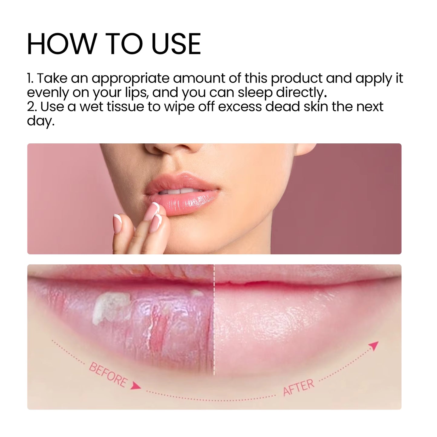 ✨ Lip Sleeping Mask – Damak Glow ✨